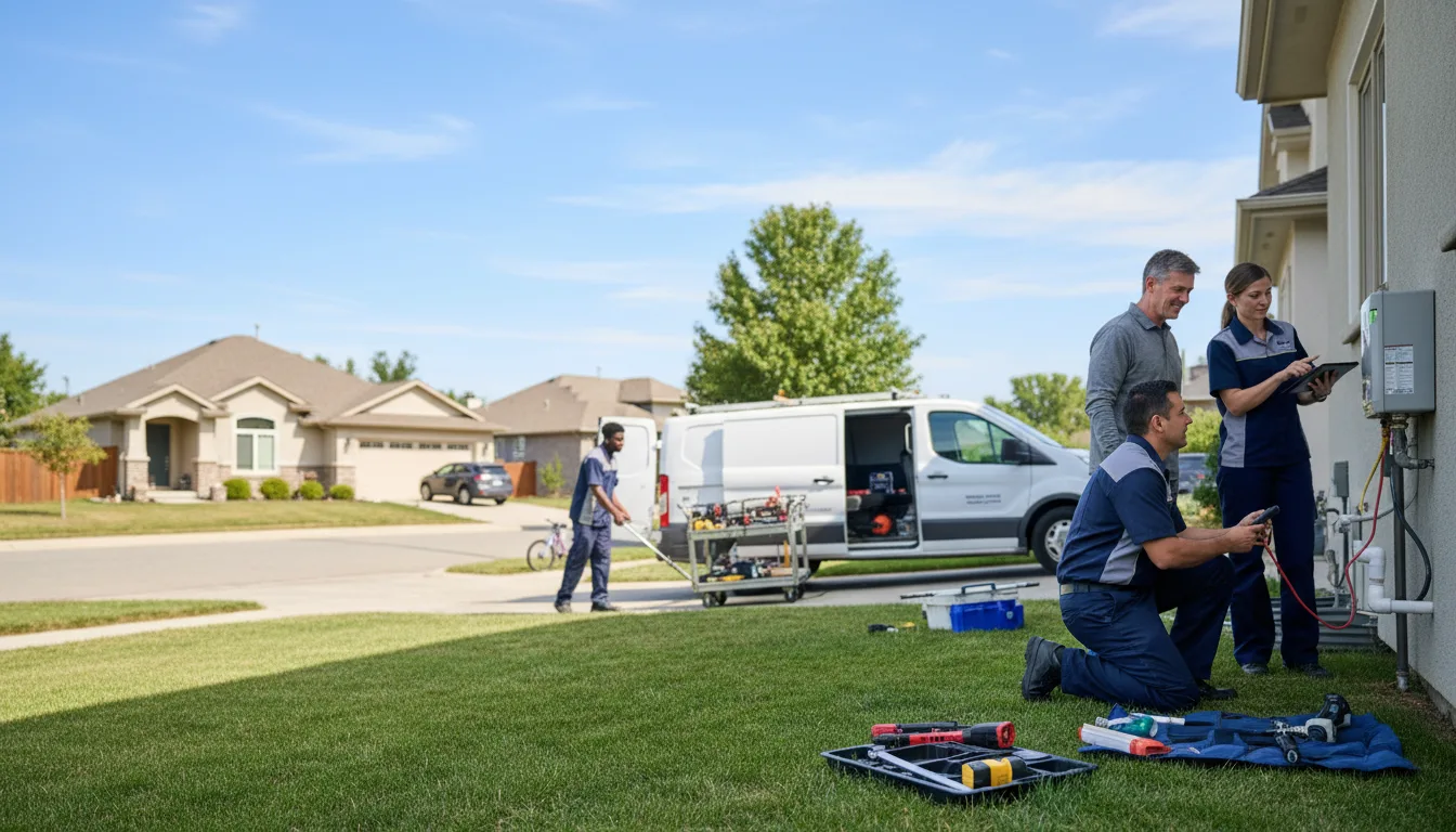 Tankless water heater service in Conde, SD